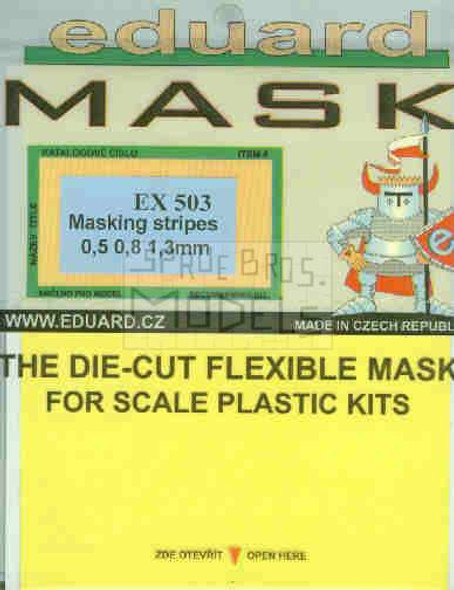 EDUEX503 1:48 Eduard Mask - Masking Stripes 0.5, 0.8 and 1.3mm #EX503