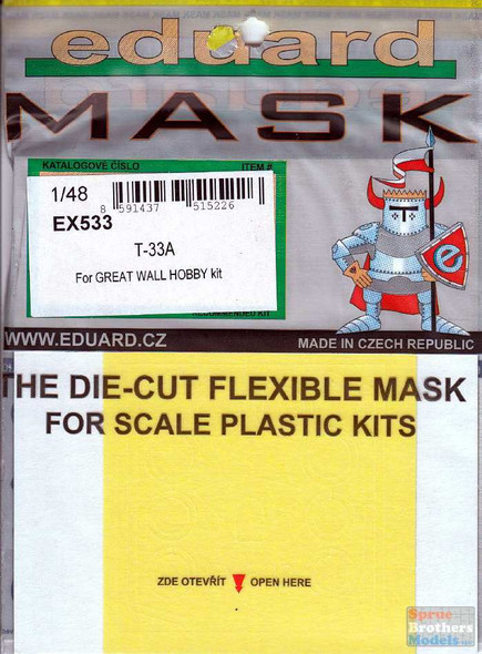 EDUEX533 1:48 Eduard Mask - T-33A Shooting Star (GWH kit)