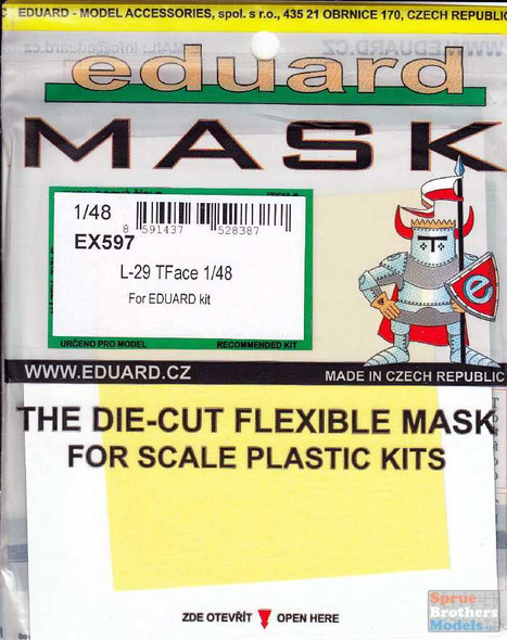 EDUEX597 1:48 Eduard Mask - L-29 Delfin TFace (EDU kit)