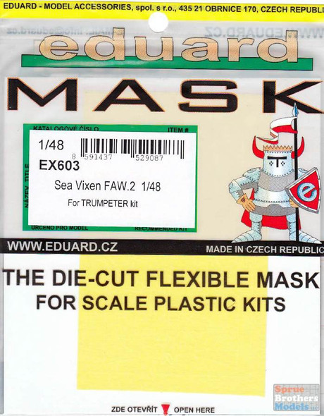 EDUEX603 1:48 Eduard Mask - Sea Vixen FAW.2 (TRP kit)