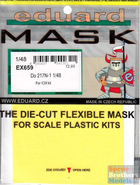 EDUEX659 1:48 Eduard Mask - Do 217N-1 (ICM kit)