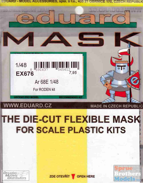 EDUEX676 1:48 Eduard Mask - Ar 68E (ROD kit)