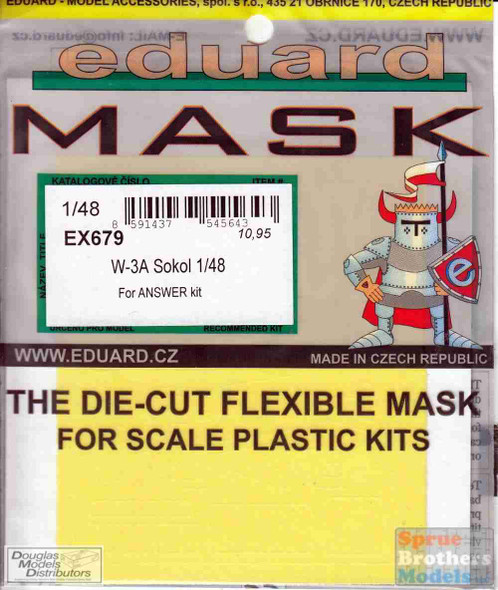 EDUEX679 1:48 Eduard Mask - W-3A Sokol (ANS kit)