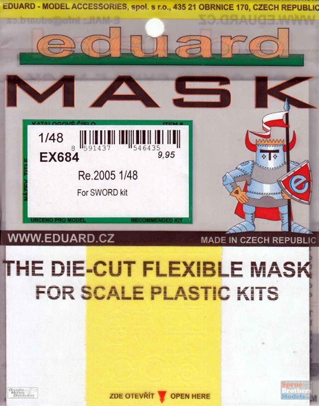 EDUEX684 1:48 Eduard Mask - Re.2005 (SWD kit)