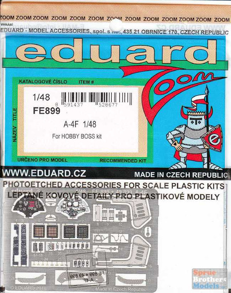 EDUFE899 1:48 Eduard Color Zoom PE - A-4F Skyhawk (HBS kit)