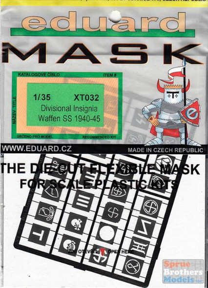 EDUXT032 1:35 Eduard Mask - Divisional Insignia Waffen SS 1940-45