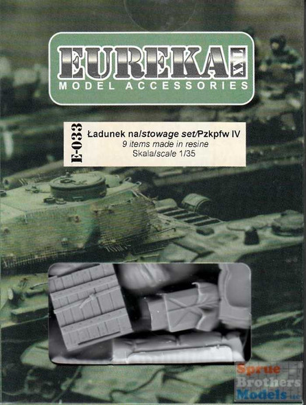 EURE033 1:35 Eureka XXL - Panzer IV Stowage Set