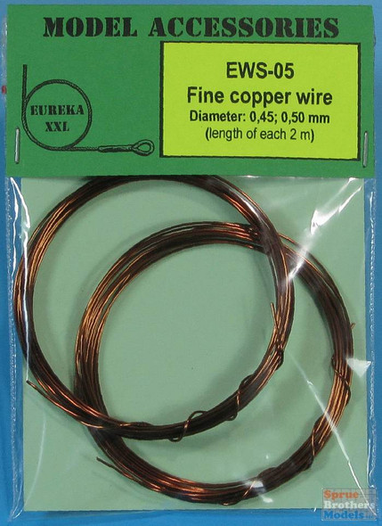 EUREWS05 Eureka XXL - Fine Copper Wire Set (Diameters: 0.45 and 0.50mm/ 2m length of each)