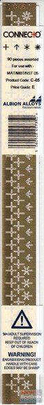 ALBC05 Albion Alloys Connecto Photoetched Connection Crosses - For Use with MAT05, MBT05 & NST05 (90 pcs)