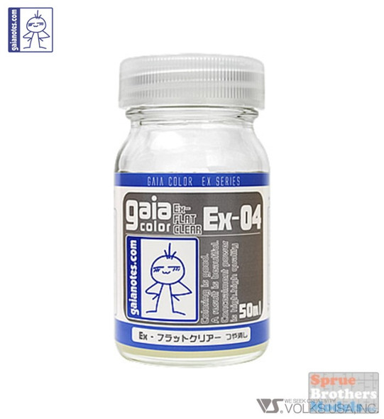 GANEX004 GaiaNotes EX Series Paint - Ex-Flat Clear 50ml