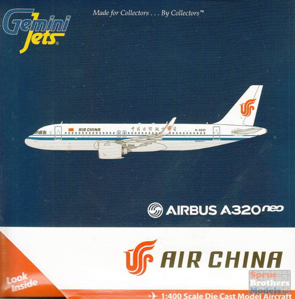 GEMGJ1752 1:400 Gemini Jets Air China Airbus A320neo #B-8891 (pre-painted/pre-built)