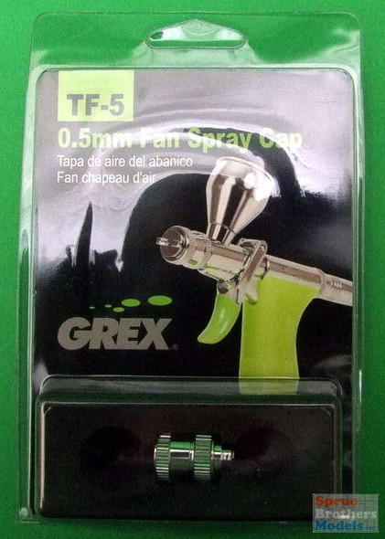GRXTF5 Grex 0.5mm Fan Spray Cap [for TG, TS, XGi & XSi Airbrushes] #TF-5