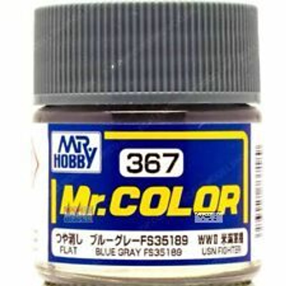 GUNC367 Blue Gray FS35189 (Flat) - Gunze Sangyo Mr Color Paint Line 10ml