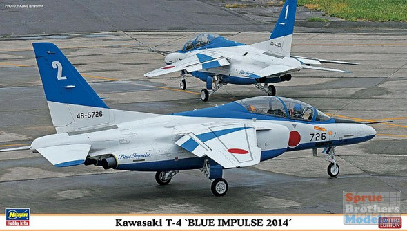 HAS02125 1:72 Hasegawa Kawasaki T-4 'Blue Impulse 2014' Combo (2 kits)