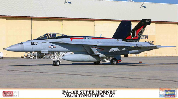 HAS02309 1:72 Hasegawa F-18E Super Hornet 'VFA-14 Tophatters CAG'