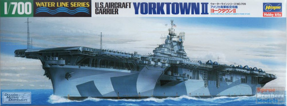 HAS49709 1:700 Hasegawa USS Yorktown II US Aircraft Carrier CV-10