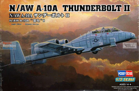 HBS80267 1:72 Hobby Boss N/AW A-10A Thunderbolt II