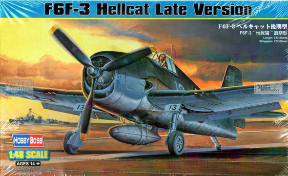 HBS80359 1:48 Hobby Boss F6F-3 Hellcat Late Version