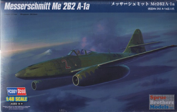 HBS80369 1:48 Hobby Boss Me 262 A-1a