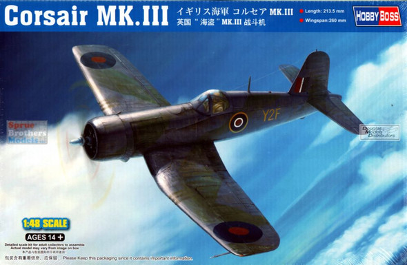 HBS80396 1:48 Hobby Boss Corsair Mk.III