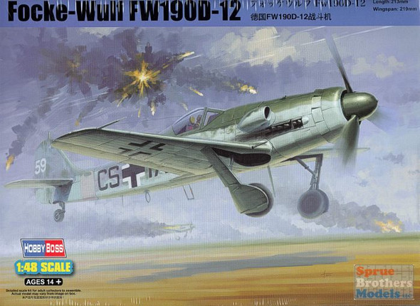 HBS81720 1:48 Hobby Boss Focke Wulf Fw 190D-12R14