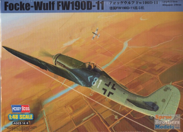 HBS81718 1:48 Hobby Boss Focke Wulf Fw 190D-11