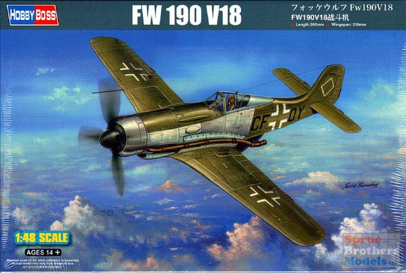 HBS81747 1:48 Hobby Boss Fw 190 V18