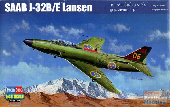 HBS81752 1:48 Hobby Boss SAAB J-32B Lansen