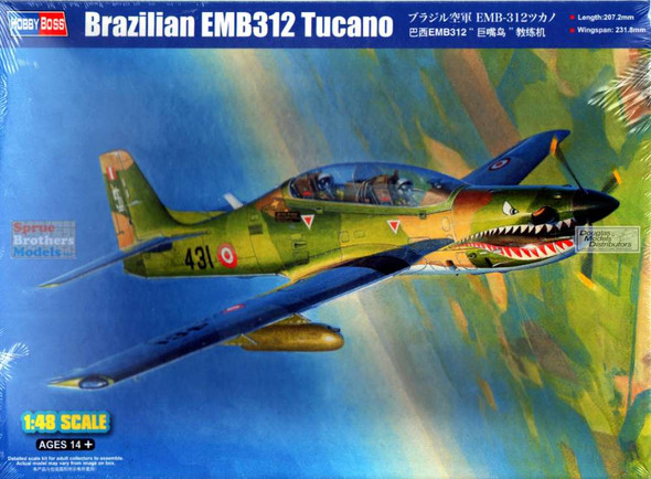 HBS81763 1:48 Hobby Boss Brazilian EMB-312 Tucano