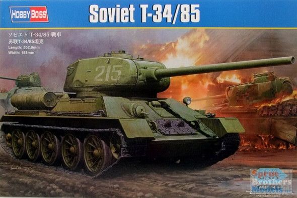 HBS82602 1:16 Hobby Boss Soviet T-34/85 Tank
