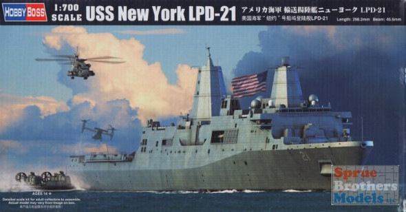 HBS83415 1:700 Hobby Boss USS New York LPD-21
