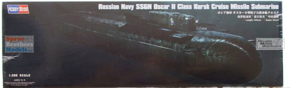 HBS83521 1:350 Hobby Boss Russian Navy SSGN Oscar II Class Kursk Cruise Missile Submarine