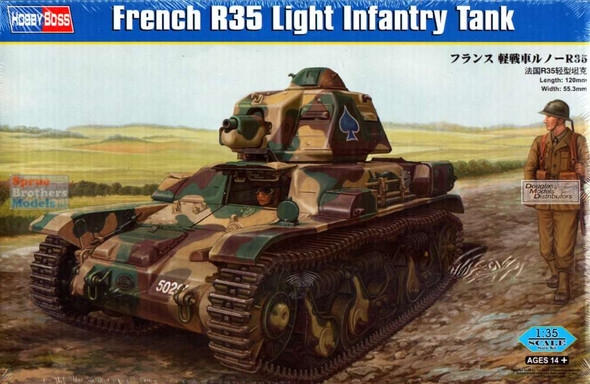 HBS83806 1:35 Hobby Boss French R35 Light Infantry Tank