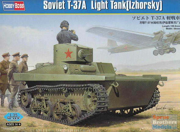 HBS83821 1:35 Hobby Boss Soviet T-37A Light Tank [Izhorsky]