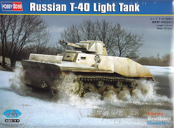 HBS83825 1:35 Hobby Boss Russian T-40 Light Tank