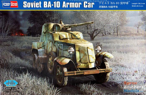 HBS83840 1:35 Hobby Boss Soviet BA-10 Armored Car