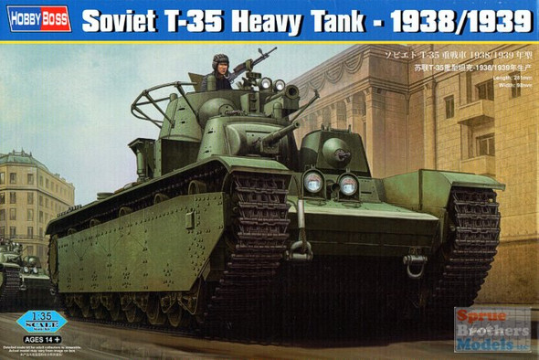 HBS83843 1:35 Hobby Boss Soviet T-35 Heavy Tank 1938/1939