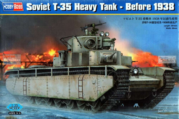 HBS83842 1:35 Hobby Boss Soviet T-35 Heavy Tank Before 1933