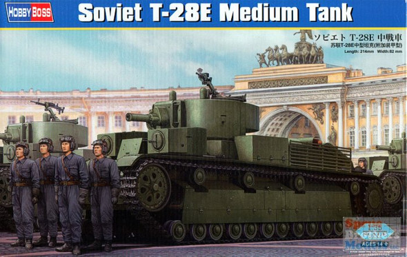 HBS83854 1:35 Hobby Boss Soviet T-28E Medium Tank