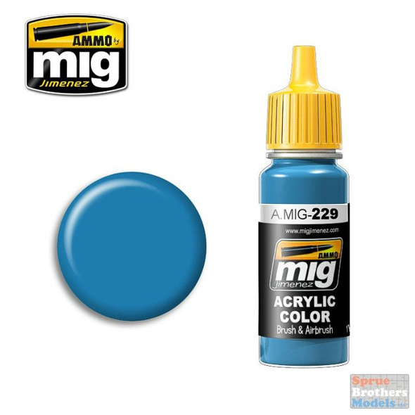 AMM0229 AMMO by Mig Acrylic Color - FS15102 Dark Gray Blue (17ml bottle)