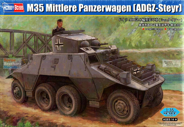 HBS83890 1:35 Hobby Boss M35 Mittlere Panzerwagen (ADGZ-Steyr)
