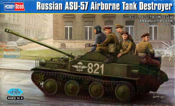 HBS83896 1:35 Hobby Boss Russian ASU-57 Airborne Tank Destroyer