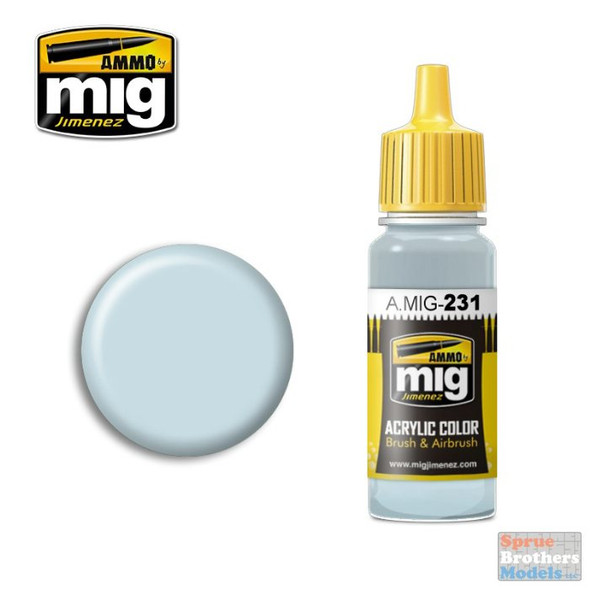 AMM0231 AMMO by Mig Acrylic Color - RLM 65 Hellblau (17ml bottle)