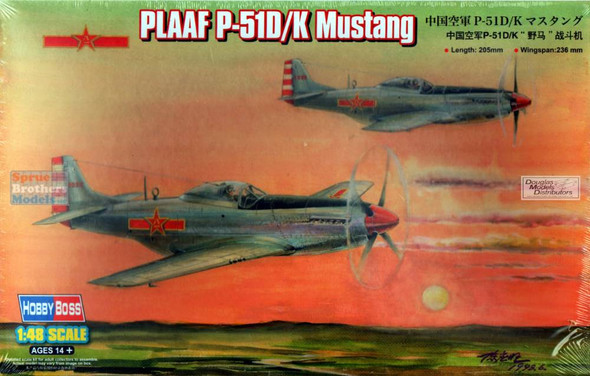 HBS85807 1:48 Hobby Boss PLAAF P-51D P-51K Mustang