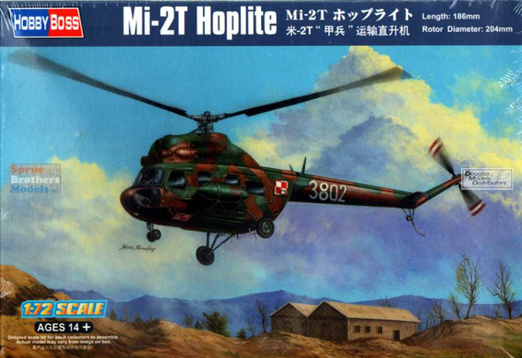 HBS87241 1:72 Hobby Boss Mi-2T Hoplite