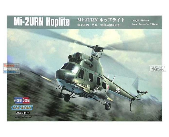 HBS87243 1:72 Hobby Boss Mi-2URN Hoplite Helicopter