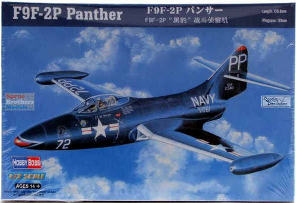 HBS87249 1:72 Hobby Boss F9F-2P Panther
