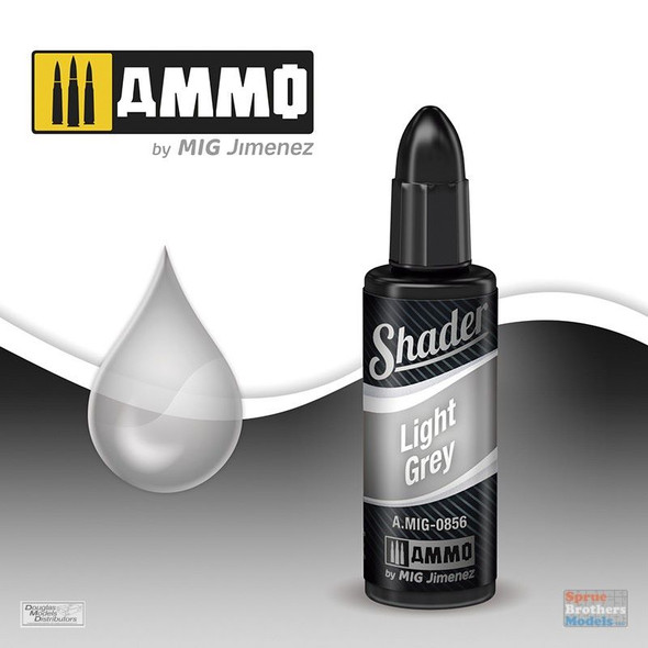 AMM0856 AMMO by Mig Shader - Light Grey (10ml)