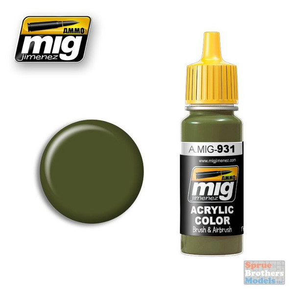 AMM0931 AMMO by Mig Acrylic Color - Russian Dark Base (17ml bottle)