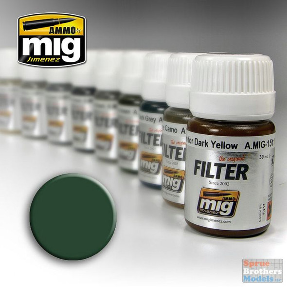 AMM1508 AMMO by Mig Filter - Green for Grey Green